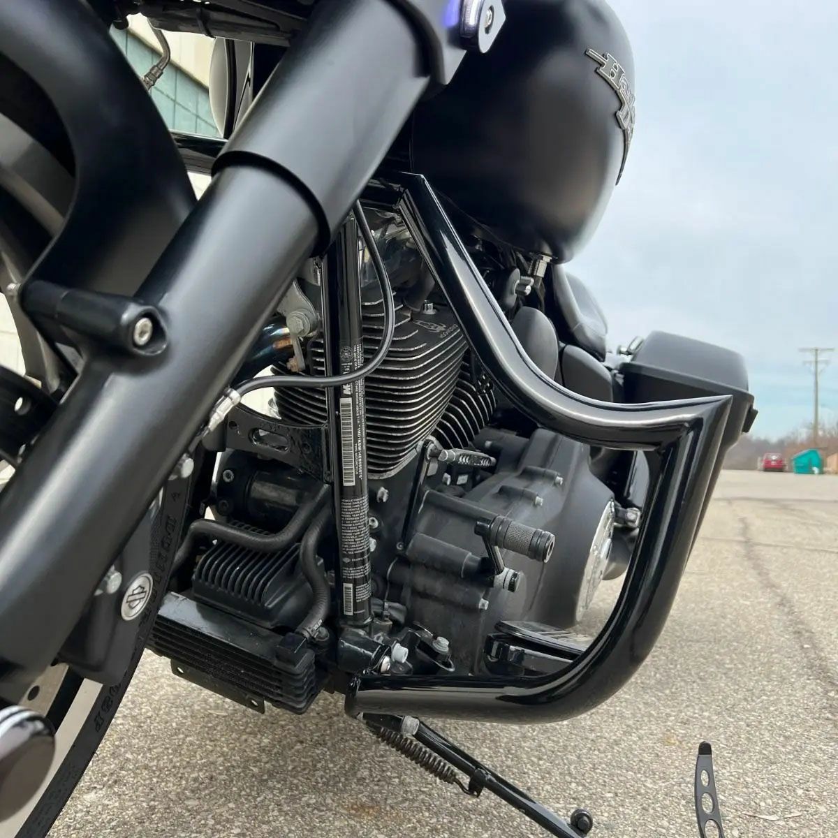 HAVOC エンジンガード クラッシュバー ブラック HogWorkz (ホグワークズ) 2