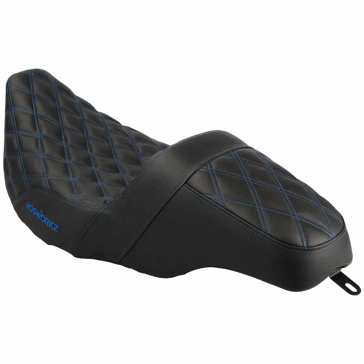 ハーレー ツーリングモデル RISE UP シート ダブルダイアモンド ブルーステッチ Hog Workz（ホグワークズ） 4