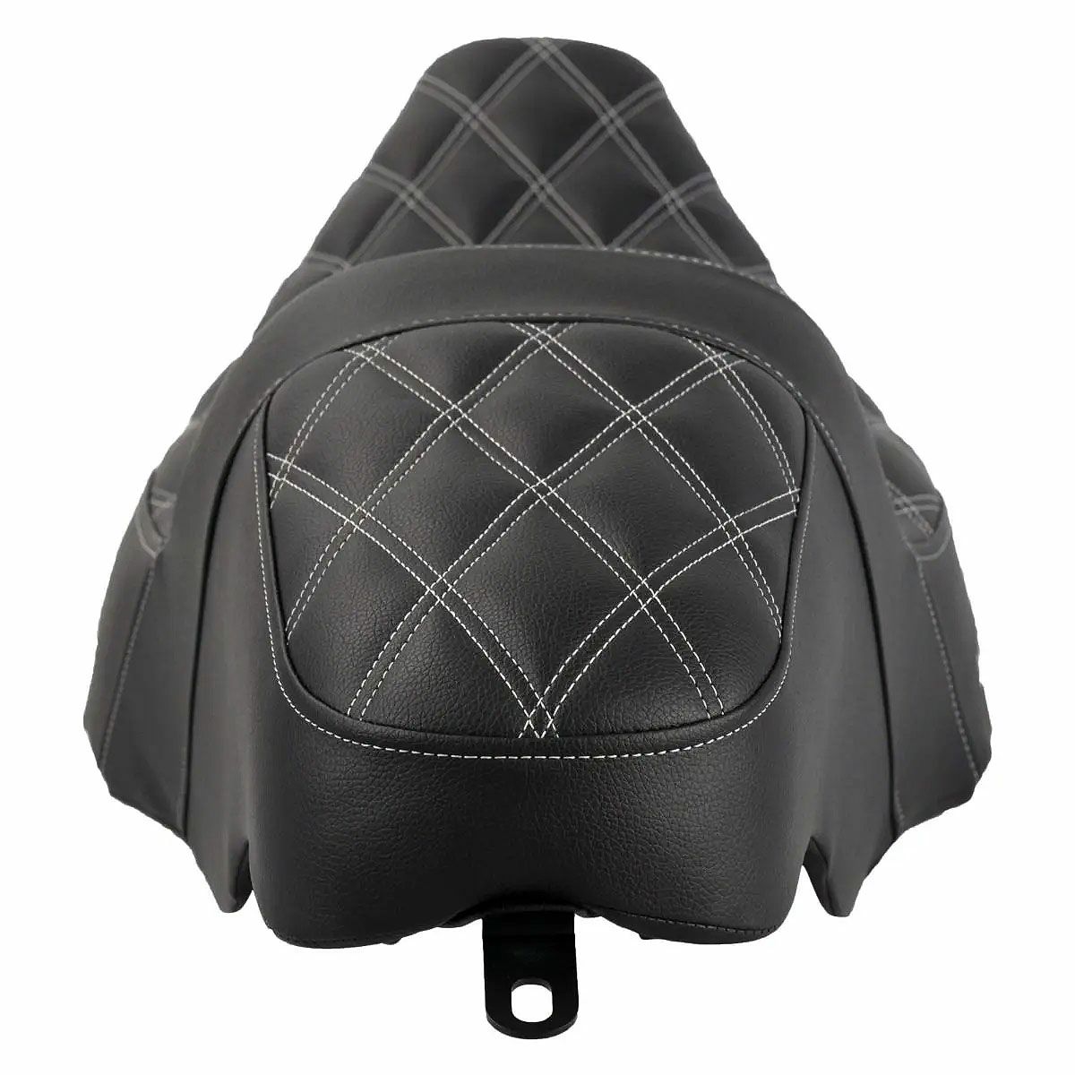 ハーレー ツーリングモデル RISE UP シート ダブルダイアモンド シルバーステッチ Hog Workz（ホグワークズ） 5