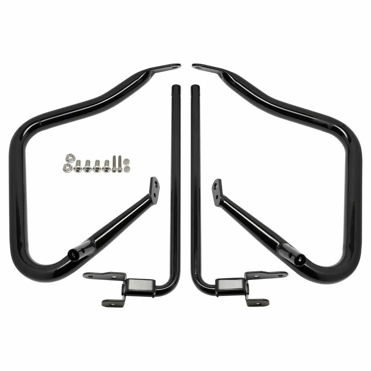 2024以降 FLHX FLTRX PORK CHOP 1.25インチ サドルバッグガード ブラック 4