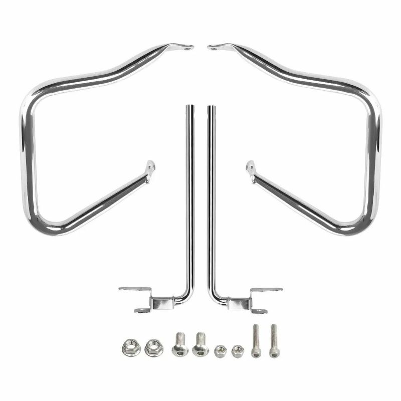 2024以降 FLHX FLTRX PORK CHOP 1.25インチ サドルバッグガード クローム Hog Workz（ホグワークズ）