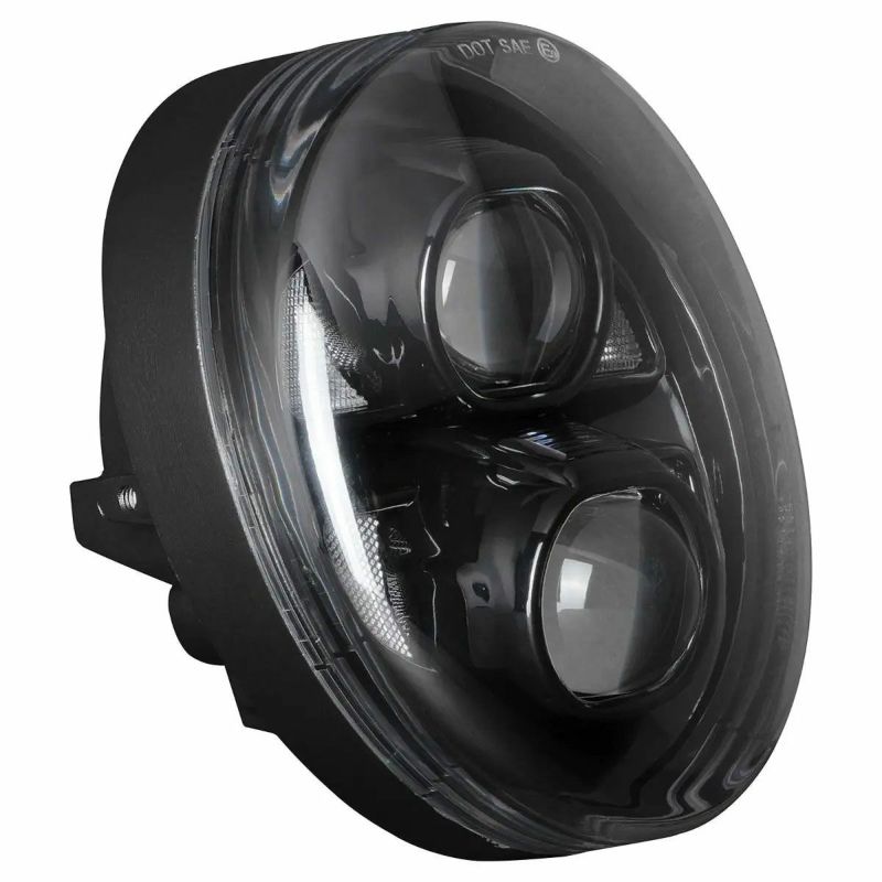 M8 ブレイクアウト LEDプロジェクターヘッドライト ブラック Hog Workz（ホグワークズ）