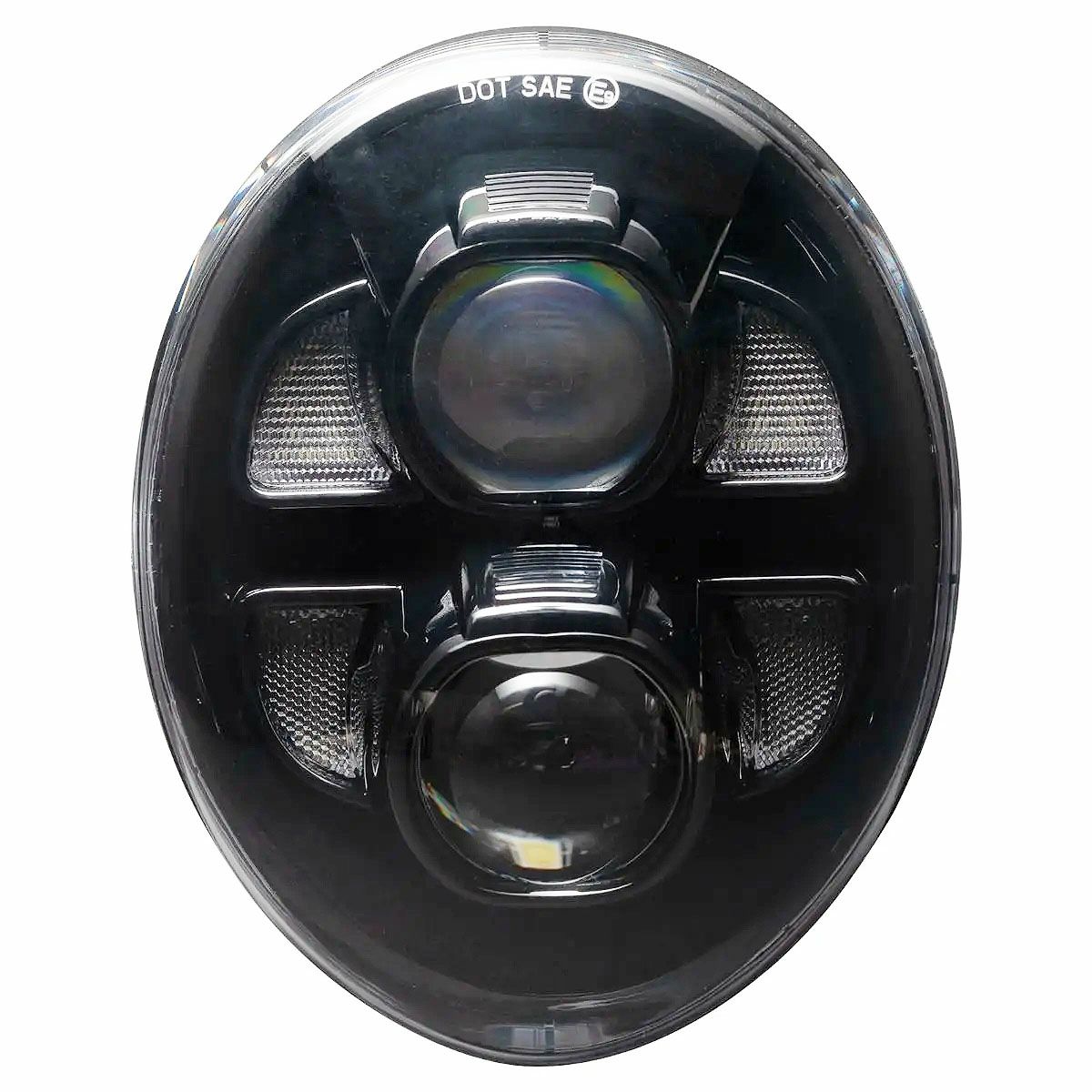 M8 ブレイクアウト LEDプロジェクターヘッドライト ブラック Hog Workz（ホグワークズ） 2