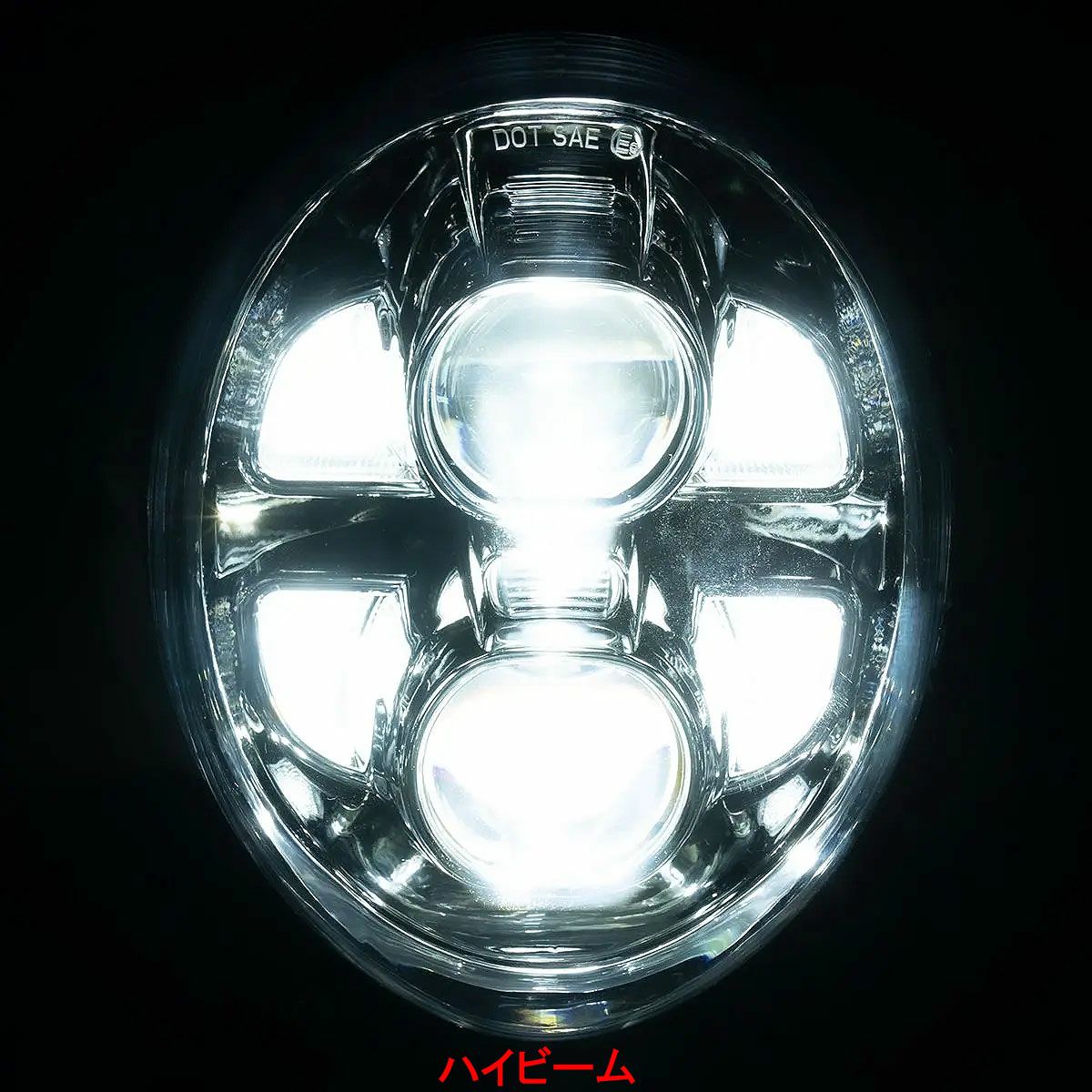 M8 ブレイクアウト LEDプロジェクターヘッドライト ブラック Hog Workz（ホグワークズ） 6