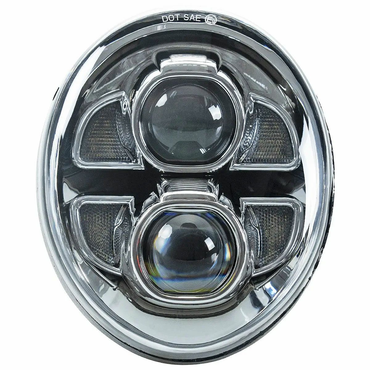 M8 ブレイクアウト LEDプロジェクターヘッドライト クローム Hog Workz（ホグワークズ） 2