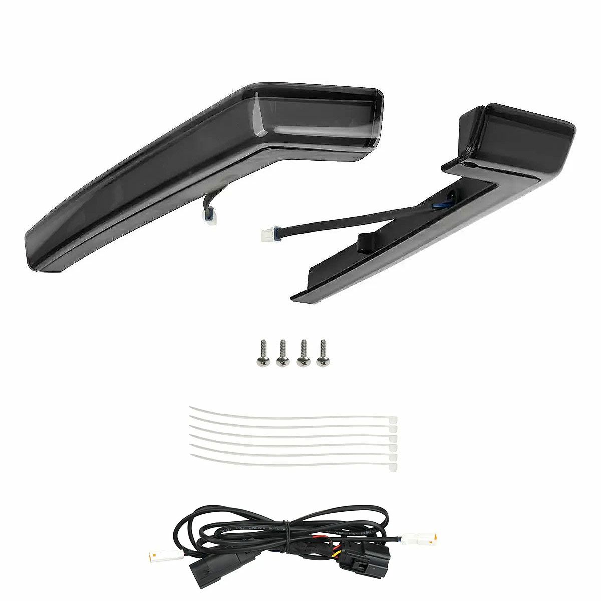 2014以降 ツーリンング ツアーパック LEDサイドマーカー スモーク Hog Workz（ホグワークズ） 4