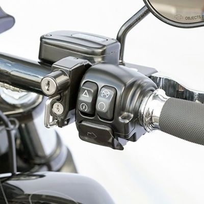 キジマ ヘルメットロック ハーレー レバーブラケットホルダー用