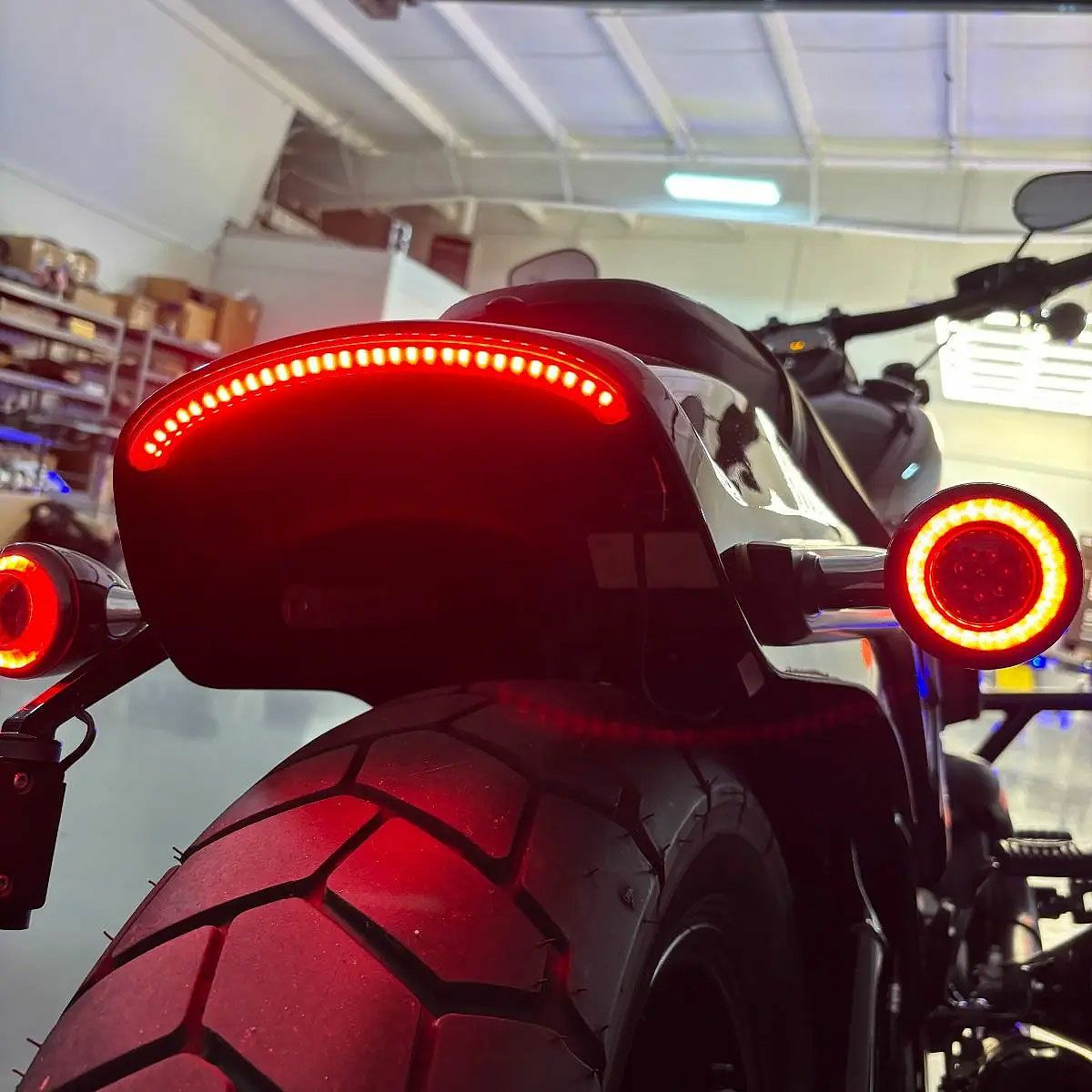 FXFB ファットボブ フェンダーエッジライト スモーク HOGWORKZ