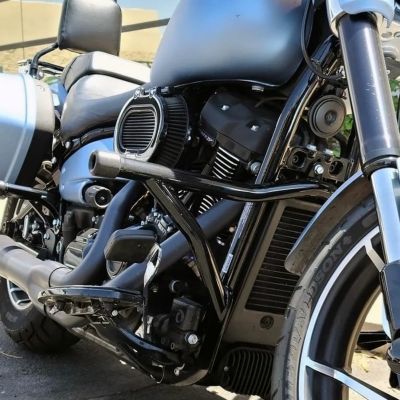 M8 ソフテイル クラッシュバー ブラック  Dean Speed