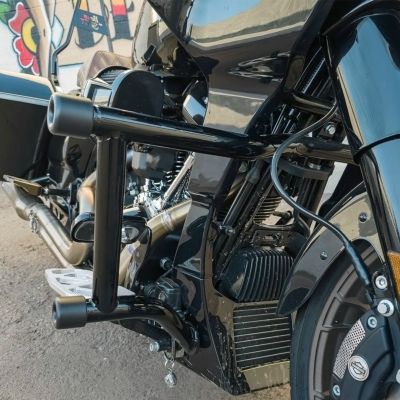 M8ツーリング ダブルダウン クラッシュバー ブラック Dean Speed