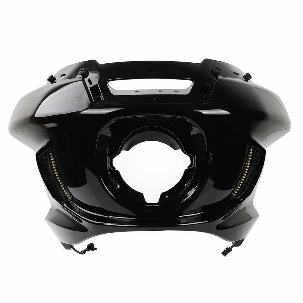 ローライダーST フェアリング サイドベント LEDウインカーライト ブラック 4