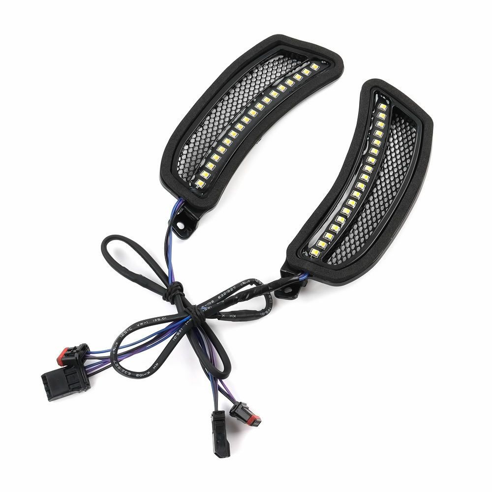 ローライダーST フェアリング サイドベント LEDウインカーライト ブラック 5