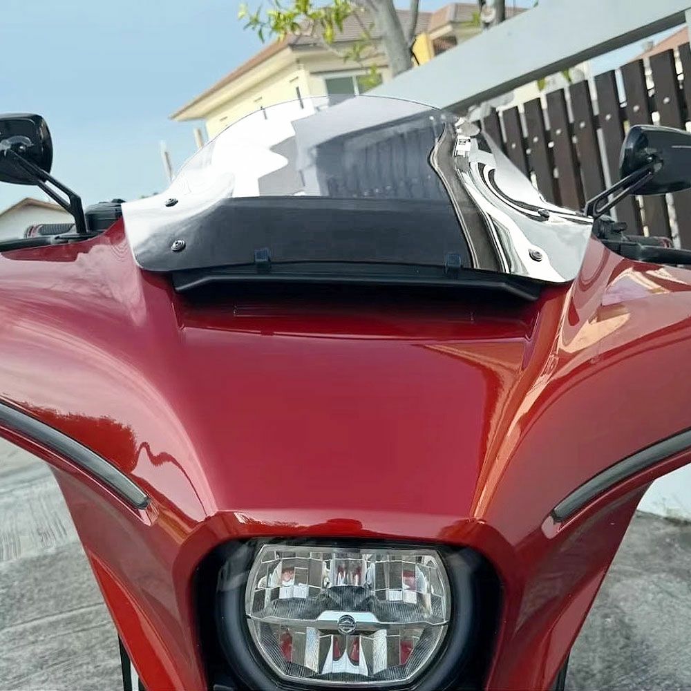 2024以降 FLHX/SE ウェ－ブスタイル 9インチ  ウインドシールドスクリーン クリアー 2