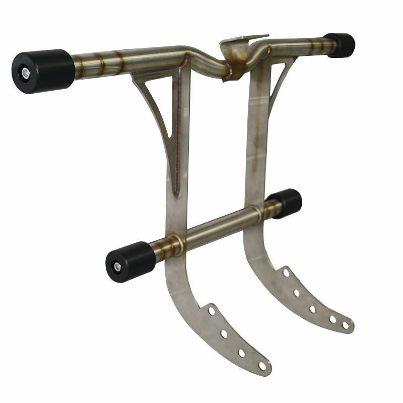 M8ソフテイル 2ステップ ハイウェイクラッシュバー ステンレス