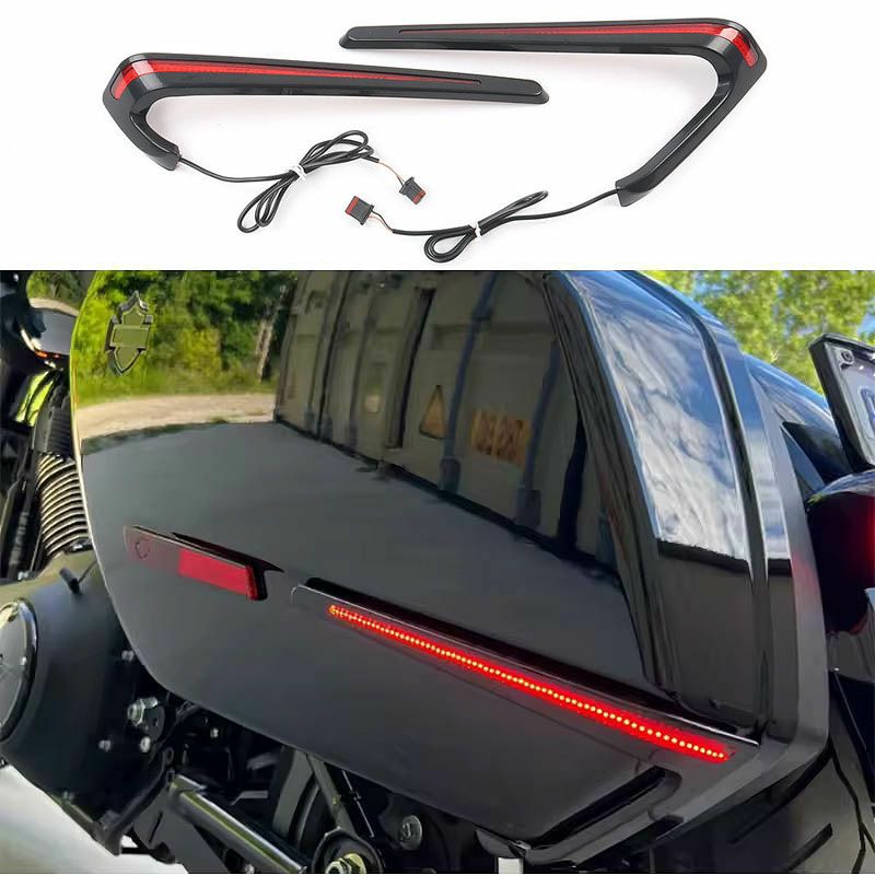 スラントバック 薄型デザイン LEDテールライト スモークレンズ FXLRST