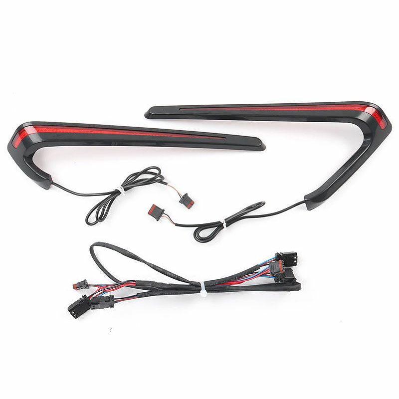 ローライダーST スポーツグライド サドルバッグLEDライト レッド 2