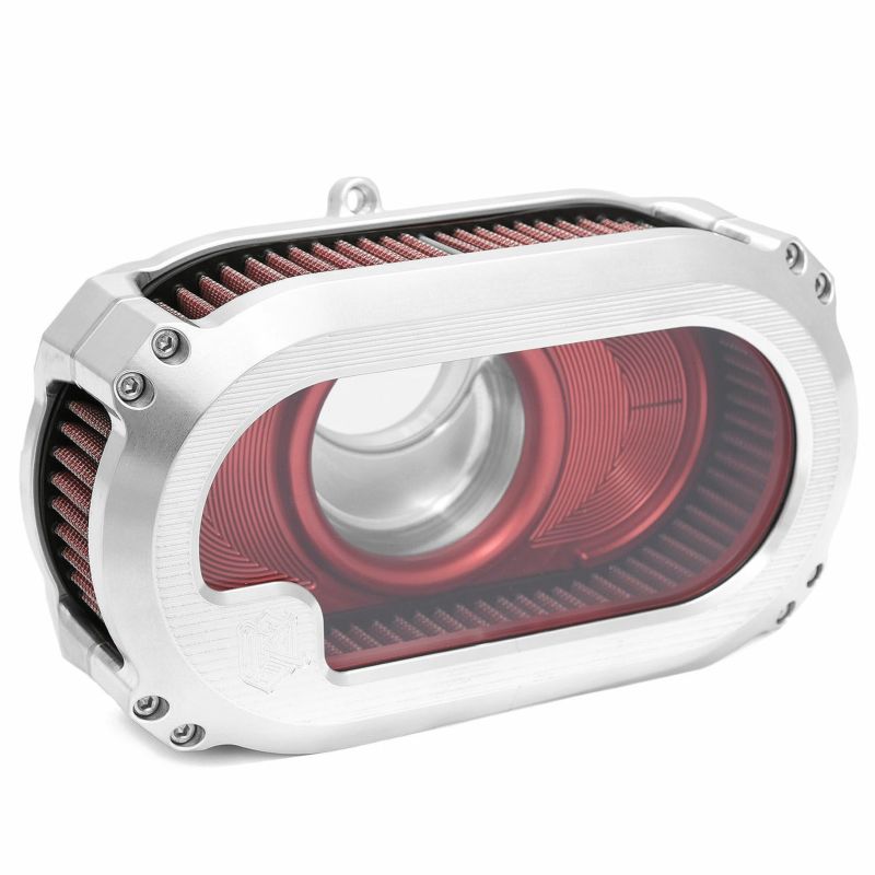 2024以降 FLHX FLTRX Next level エアークリーナーキット マシンカット/レッド KEN'S FACTORY