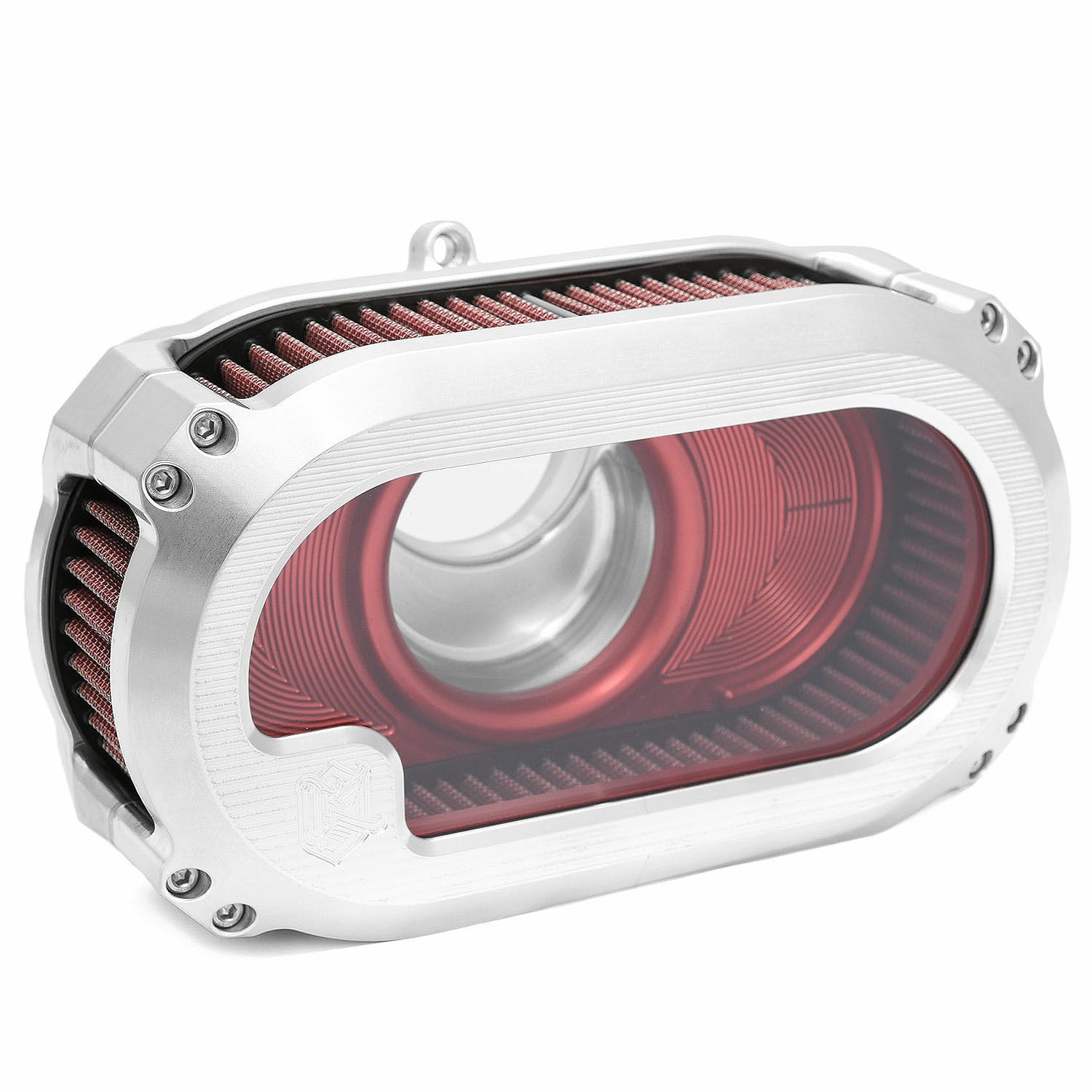 2024以降 FLHX FLTRX Next level エアークリーナーキット マシンカット/レッド KEN'S FACTORY