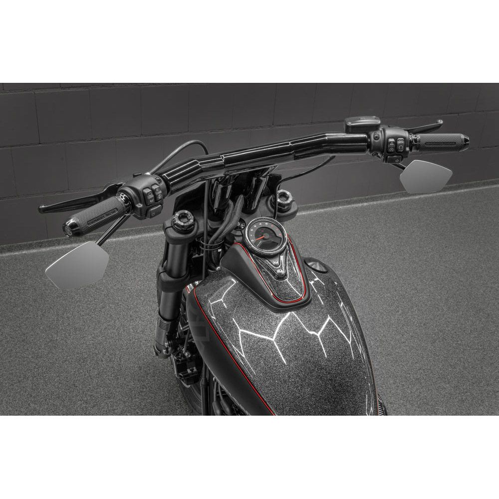 キラーカスタム バックセーバー 2インチ径 プルバックTハンドルバー 10ンチ (グロスブラック)4