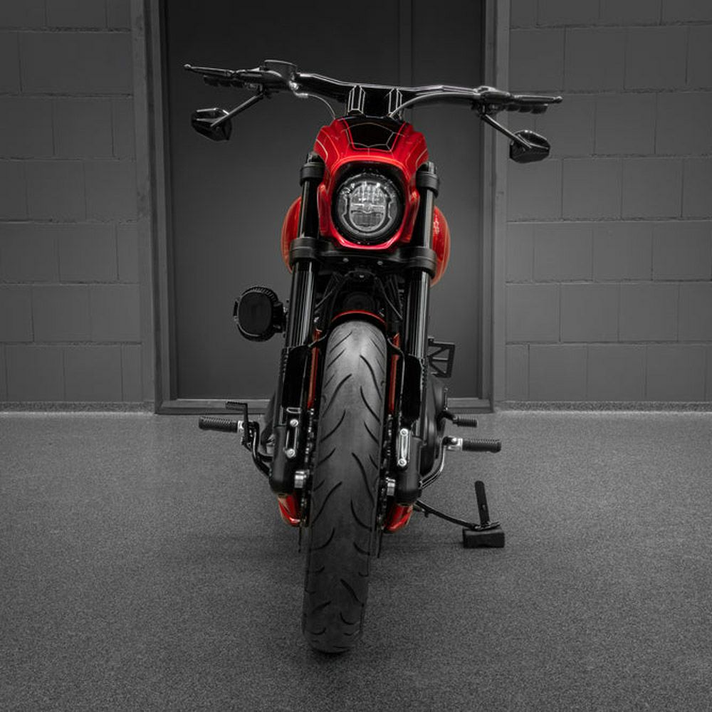 キラーカスタム バックセーバー 2インチ径 プルバックTハンドルバー デジタルメーター用 6インチ (グロスブラック)10