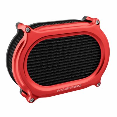 2024以降 ツーリング ステージ2 オーバルエアクリーナー (レッド) アレンネス