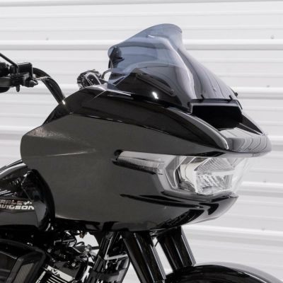 2024以降 ロードグライド 11インチ スポーツウィンドシールド (ダークスモーク) クロックワークス