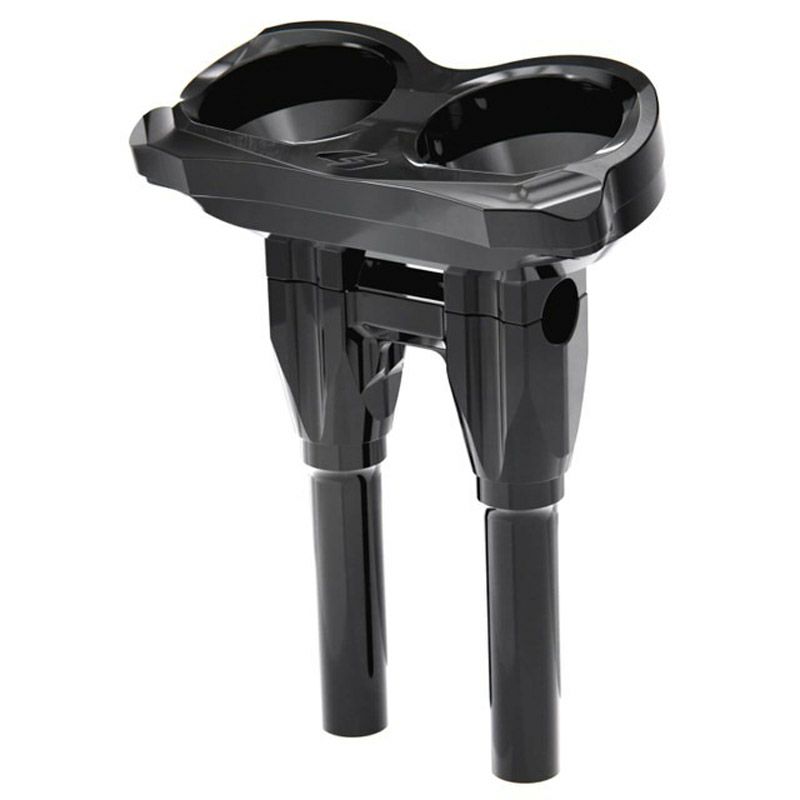 015以降 ロードグライド アイソレーテッドライザー 8インチ ストレート (ブラック)