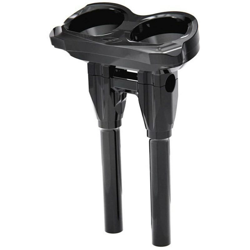 2015以降 ロードグライド アイソレーテッドライザー 10インチ ストレート (ブラック)