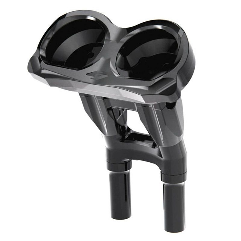 2015以降 ロードグライド アイソレーテッドライザー 8インチ キックバック (ブラック)1