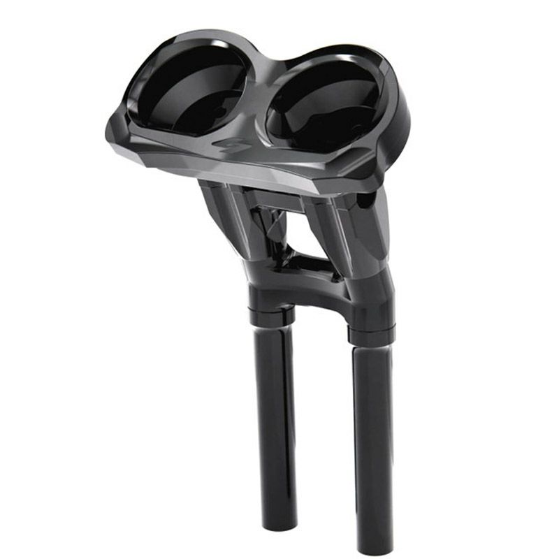 2015以降 ロードグライド アイソレーテッドライザー 12インチ キックバック (ブラック)1