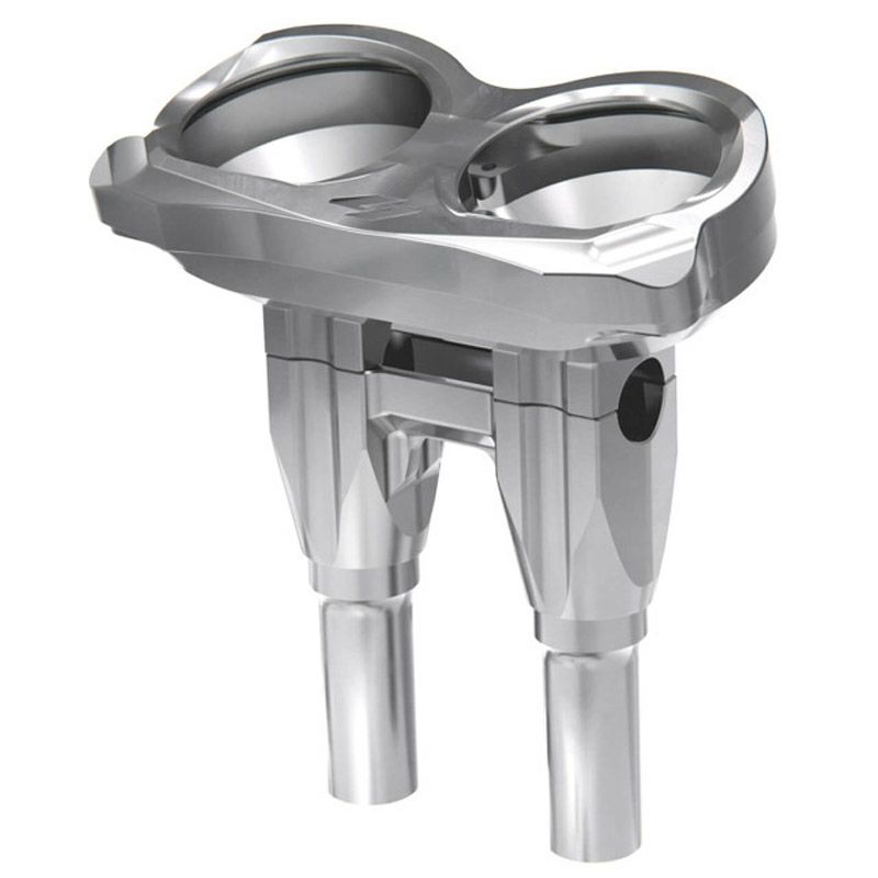  2015以降 ロードグライド アイソレーテッドライザー 6インチ ストレート (シルバー)