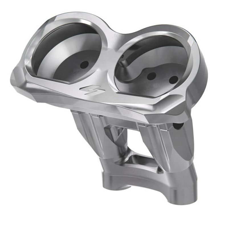 2015以降 ロードグライド アイソレーテッドライザー 5インチ キックバック (シルバー)