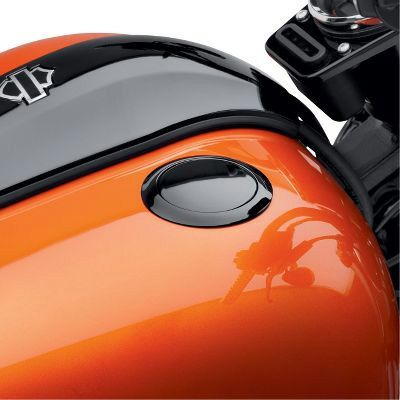 ハーレー、フラッシュ マウント フューエルキャップ ブラック