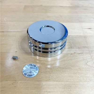 ステアリング ステムボルトカバー クローム