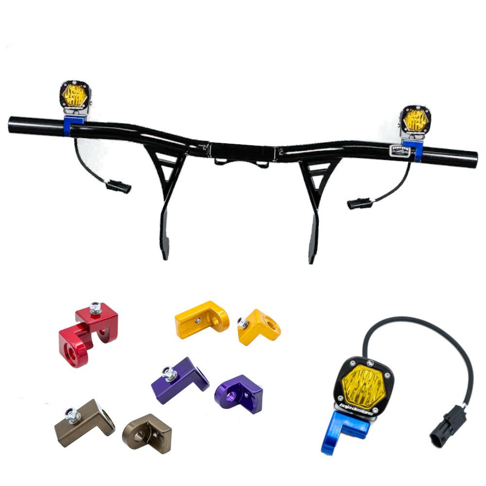 SANTORO FABWORX クラッシュバーライトマウント パープル