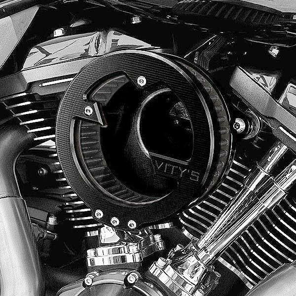 M8 ツーリング ソフテイル Massive エアクリーナー ブラック