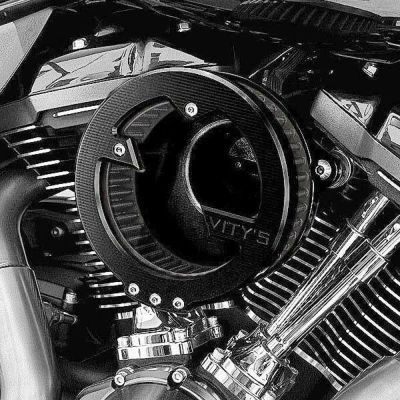 【セール】M8 ツーリング ソフテイル Massive エアクリーナー ブラック Vitys Design（ビティズデザイン）