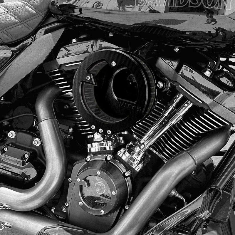 M8 ツーリング ソフテイル Massive エアクリーナー ブラック 2