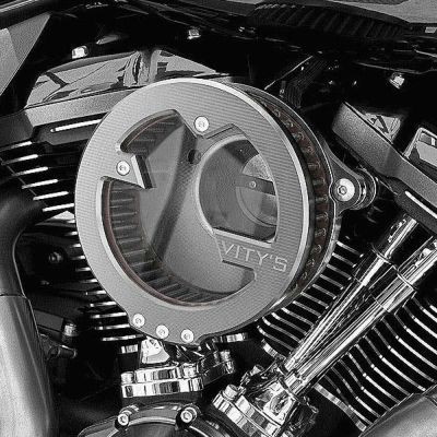 M8 ツーリング ソフテイル Massive エアクリーナー シルバー Vitys Design（ビティズデザイン）