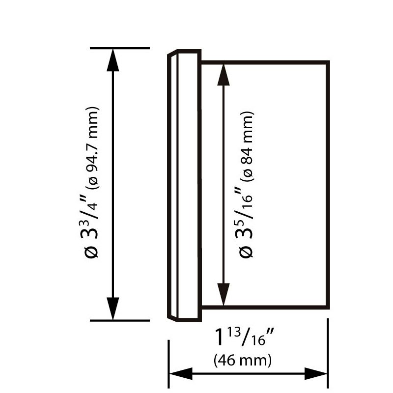 スポーツスター、ダイナ、ソフテイル 95mm径 スピード/タコメーター CAN-Bus用 (ブラック/ブラック)1