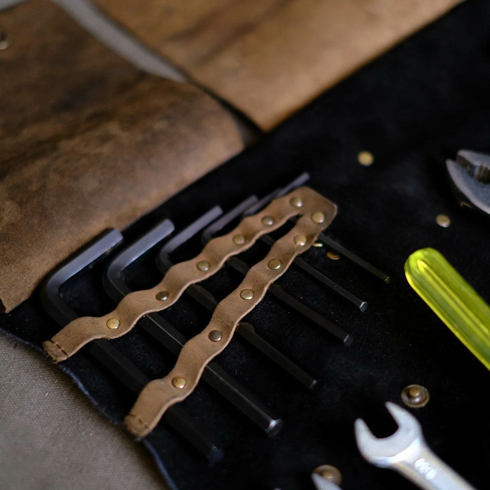 Trip Machine ツールロール ブラックxブラウン