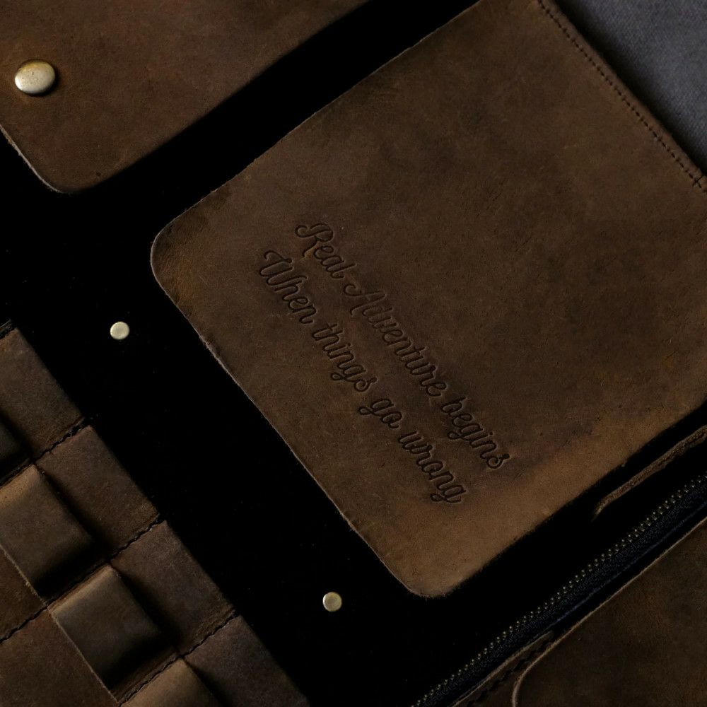 Trip Machine ツールロール ブラックxブラウン