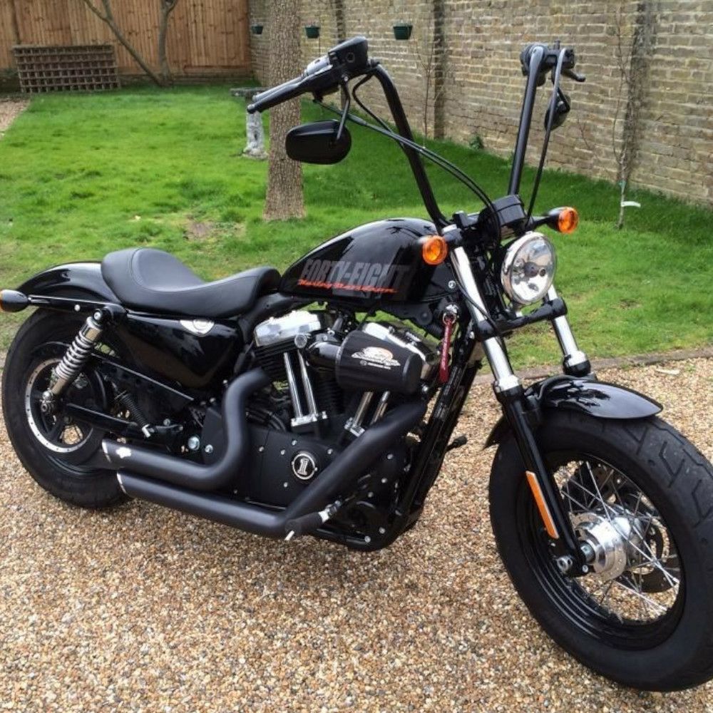 Burly Brand　Narrow Bottom Apes ハンドル 16インチ　ブラック