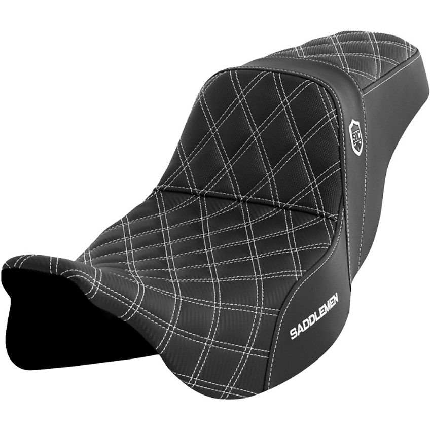 SaddleMen フロント LS-ステップアップシート ブラック ハーレー 
