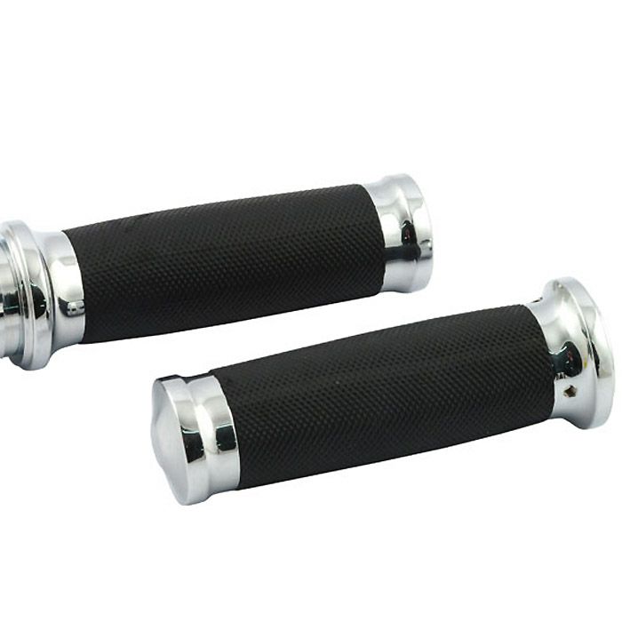 ハーレー 電子制御スロットル車用 カリバー・グリップセット (クローム) MCS