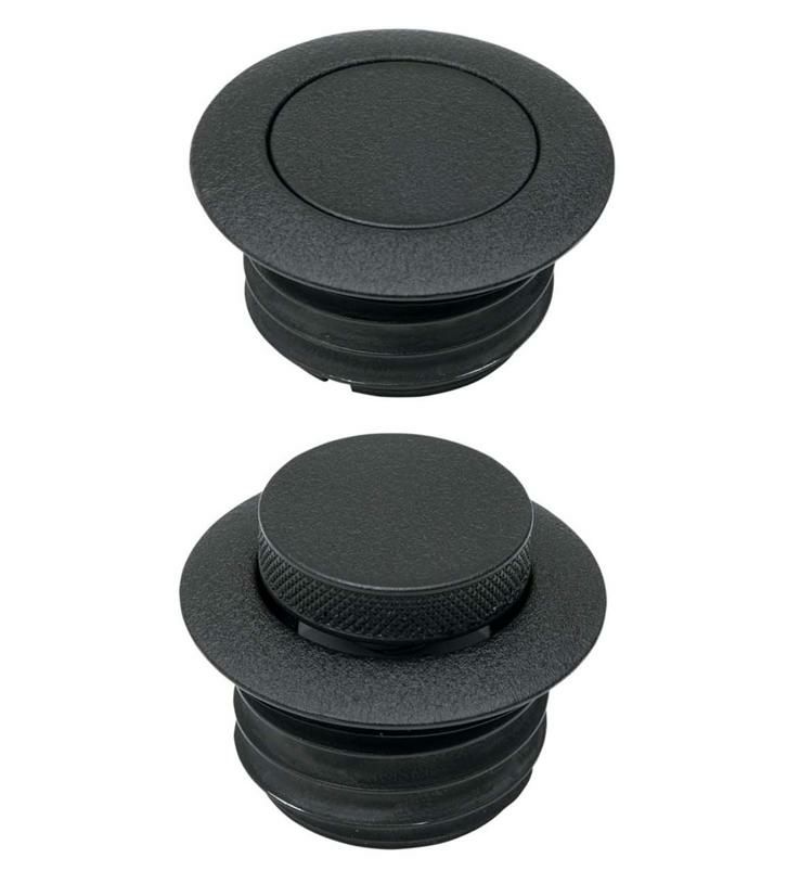 Drag Specialties ポップアップ　フュエルキャップ　（リンクルブラック）-02