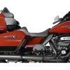 Drag Specialties PredatorⅢエクステンドシート ダブルダイアモンドxレッドステッチ 【ツーリング】