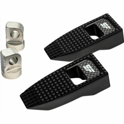 SLYFOX スピード フットペグ ライダー側 (ブラック) M8 ソフテイル、スポーツスターS、ナイトスター