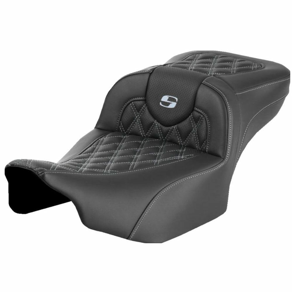 2024以降 ツーリング ロードソファ エクステンドリーチ ツーアップシート シルバーステッチ サドルマン 