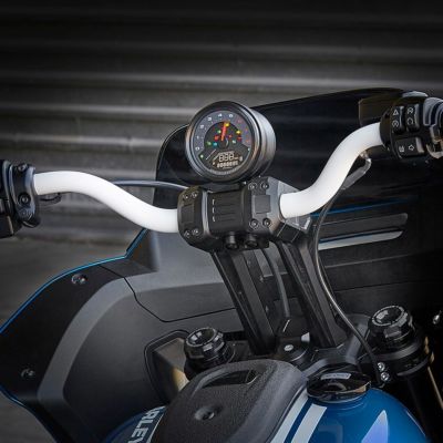 M8 ローライダーS クラブスタイル メーターマウント付 7インチプルバックライザー リックスモーターサイクル